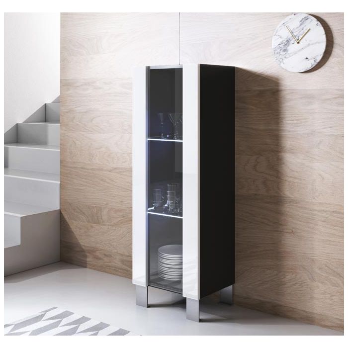 vitrina-colgante-luke-v2-40x126cm-pies-aluminuo-negro-blanco vitrina-colgante-luke-v2-40x126cm-pies-aluminuo-negro-blanco