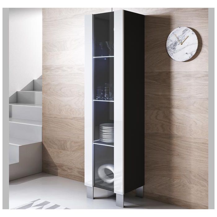 vitrina-colgante-luke-v5-40x165cc-pies-aluminio-negro-blanco