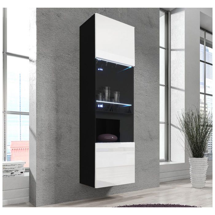 vitrina aprilia negro blanco