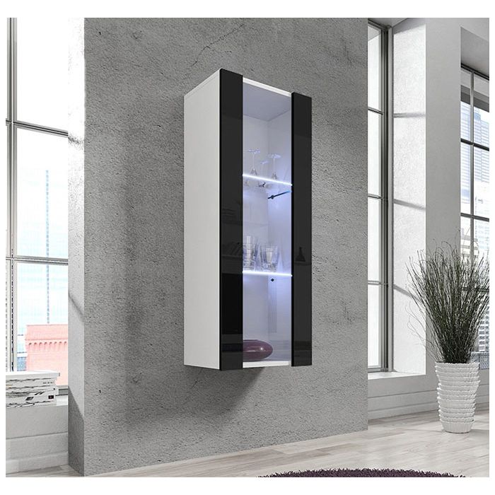 vitrina zarco blanco negro