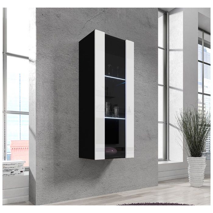 vitrina zarco negro blanco