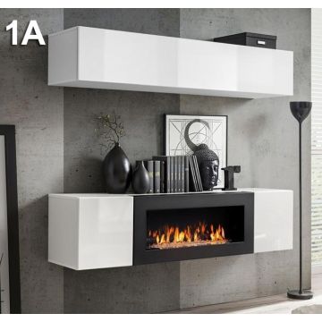 Conjunto de muebles Krista 1A blanco (1,6m)