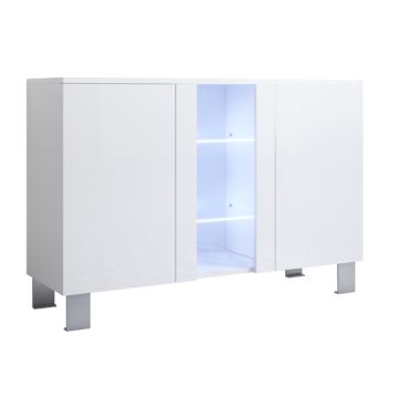 Aparador Luke A1 Blanco con Patas (120x82cm)