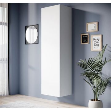 Armario colgante modelo Eliot (40x165cm) color blanco mate