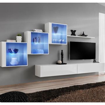 Conjunto de muebles Berit 7A blanco (3m)
