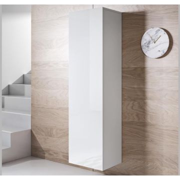 Armario colgante modelo Luke V4 (40x165cm) color blanco