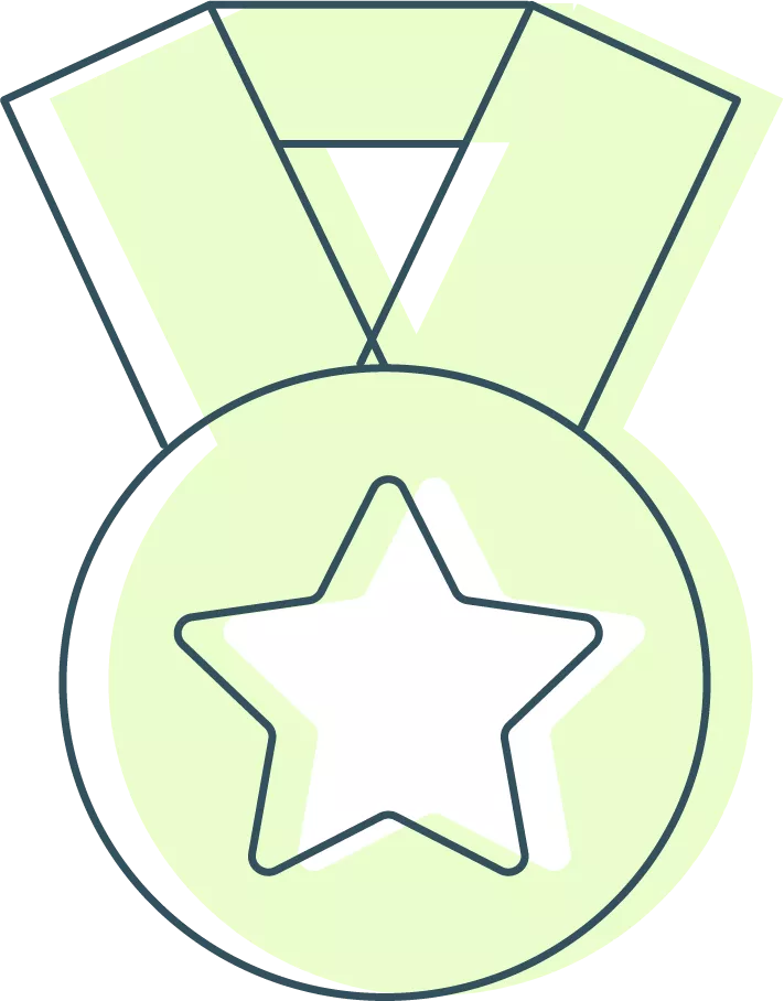 icono concurso de una medalla
